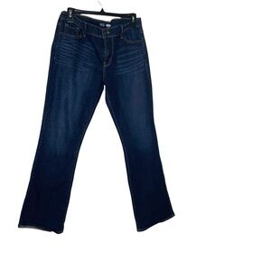 BLUE dark wash, jeans pants. Short. By Old Navy